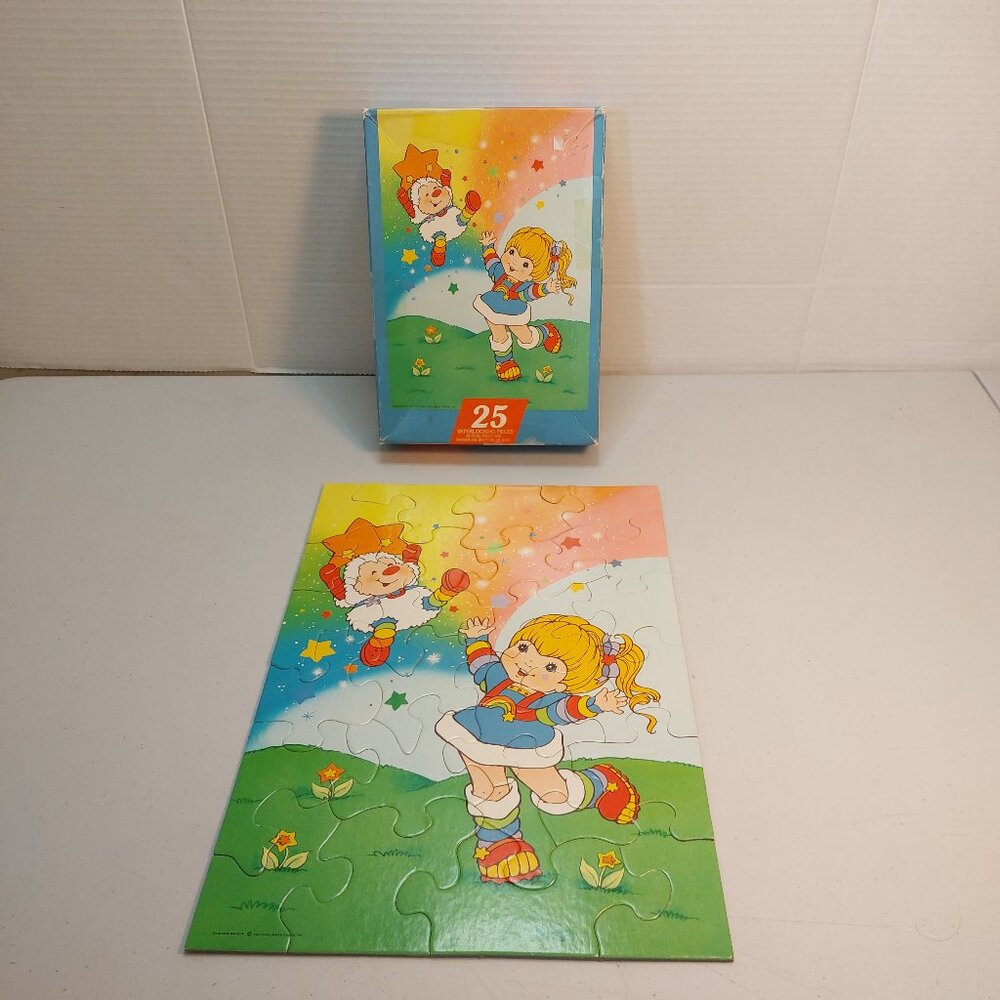 Vtg Rainbow Brite 25 pc Puzzle ~ Welcome to Rainbow Land